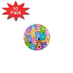 Care Bears, Adorable, Art 1  Mini Magnet (10 pack) 