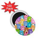 Care Bears, Adorable, Art 1.75  Magnets (100 pack) 