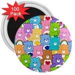 Care Bears, Adorable, Art 3  Magnets (100 pack)