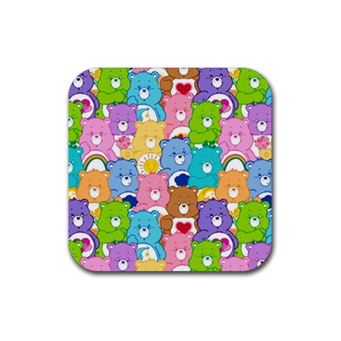 Care Bears, Adorable, Art Rubber Coaster (Square) from ArtsNow.com Front