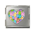 Care Bears, Adorable, Art Mega Link Heart Italian Charm (18mm)