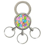 Care Bears, Adorable, Art 3-Ring Key Chain