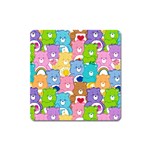 Care Bears, Adorable, Art Square Magnet