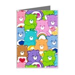 Care Bears, Adorable, Art Mini Greeting Card