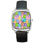 Care Bears, Adorable, Art Square Metal Watch