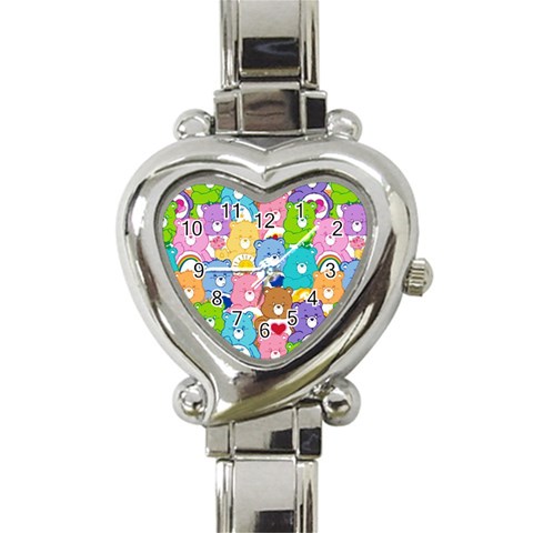 Care Bears, Adorable, Art Heart Italian Charm Watch from ArtsNow.com Front