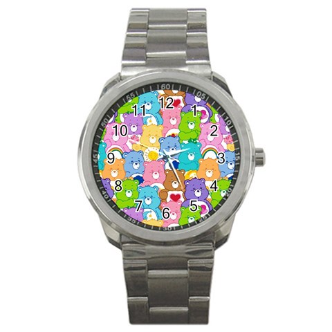 Care Bears, Adorable, Art Sport Metal Watch from ArtsNow.com Front