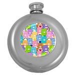 Care Bears, Adorable, Art Round Hip Flask (5 oz)