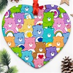 Care Bears, Adorable, Art Heart Ornament (Two Sides)