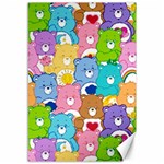 Care Bears, Adorable, Art Canvas 12  x 18 