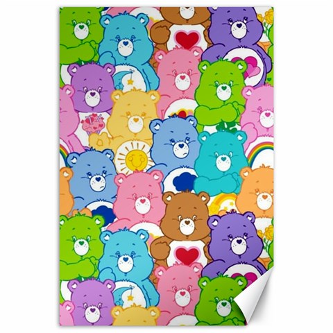 Care Bears, Adorable, Art Canvas 24  x 36  from ArtsNow.com 23.35 x34.74  Canvas - 1