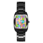 Care Bears, Adorable, Art Stainless Steel Barrel Watch