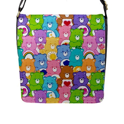 Care Bears, Adorable, Art Flap Closure Messenger Bag (L) from ArtsNow.com Front