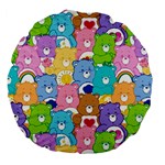 Care Bears, Adorable, Art Large 18  Premium Flano Round Cushions