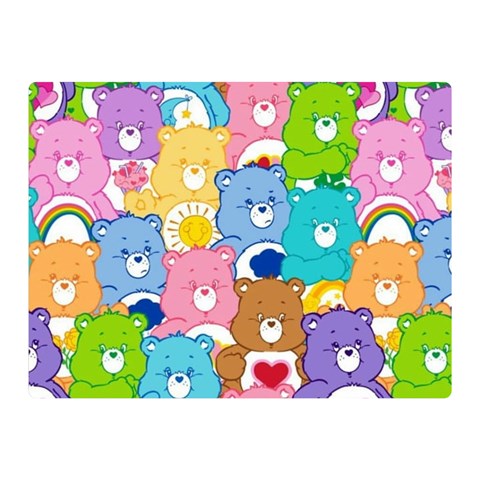 Care Bears, Adorable, Art Two Sides Premium Plush Fleece Blanket (Mini) from ArtsNow.com 35 x27  Blanket Back