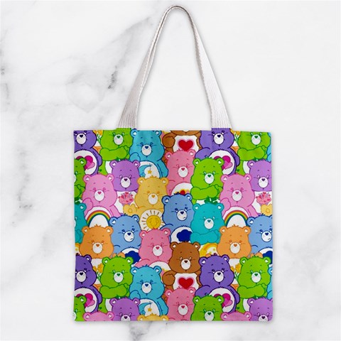 Care Bears, Adorable, Art Zipper Grocery Tote Bag from ArtsNow.com Front