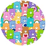 Care Bears, Adorable, Art Wooden Bottle Opener (Round)