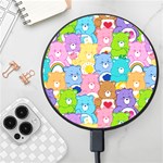 Care Bears, Adorable, Art Wireless Fast Charger(Black)