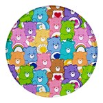 Care Bears, Adorable, Art Round Glass Fridge Magnet (4 pack)