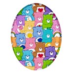 Care Bears, Adorable, Art Oval Glass Fridge Magnet (4 pack)