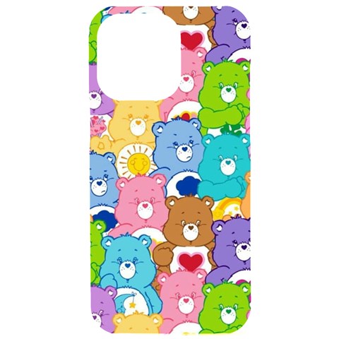 Care Bears, Adorable, Art iPhone 15 Pro Max Black UV Print PC Hardshell Case from ArtsNow.com Front