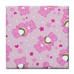 Cheer Bear Pink, Care, Care Bears, Cartoon Tile Coaster