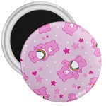 Cheer Bear Pink, Care, Care Bears, Cartoon 3  Magnets