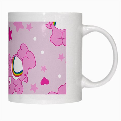 Cheer Bear Pink, Care, Care Bears, Cartoon White Mug from ArtsNow.com Right