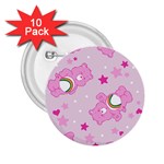 Cheer Bear Pink, Care, Care Bears, Cartoon 2.25  Buttons (10 pack) 