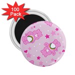 Cheer Bear Pink, Care, Care Bears, Cartoon 2.25  Magnets (100 pack) 