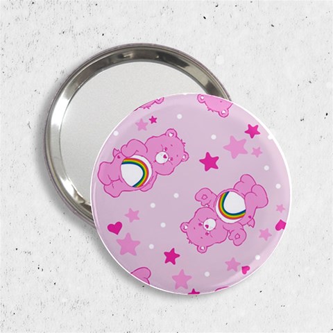 Cheer Bear Pink, Care, Care Bears, Cartoon 2.25  Handbag Mirrors from ArtsNow.com Front