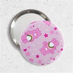 Cheer Bear Pink, Care, Care Bears, Cartoon 2.25  Handbag Mirrors