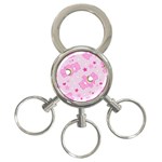 Cheer Bear Pink, Care, Care Bears, Cartoon 3-Ring Key Chain