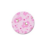 Cheer Bear Pink, Care, Care Bears, Cartoon Golf Ball Marker