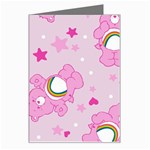 Cheer Bear Pink, Care, Care Bears, Cartoon Greeting Card