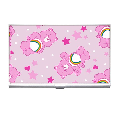 Cheer Bear Pink, Care, Care Bears, Cartoon Business Card Holder from ArtsNow.com Front