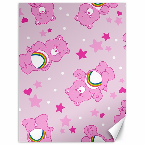 Cheer Bear Pink, Care, Care Bears, Cartoon Canvas 12  x 16  from ArtsNow.com 11.86 x15.41  Canvas - 1