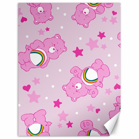 Cheer Bear Pink, Care, Care Bears, Cartoon Canvas 18  x 24  from ArtsNow.com 17.8 x23.08  Canvas - 1