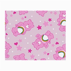 Cheer Bear Pink, Care, Care Bears, Cartoon Small Glasses Cloth (2 Sides) from ArtsNow.com Front