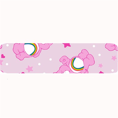 Cheer Bear Pink, Care, Care Bears, Cartoon Large Bar Mat from ArtsNow.com 32 x8.5  Bar Mat