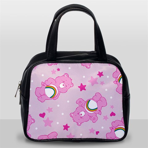 Cheer Bear Pink, Care, Care Bears, Cartoon Classic Handbag (One Side) from ArtsNow.com Front