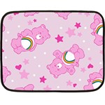 Cheer Bear Pink, Care, Care Bears, Cartoon Fleece Blanket (Mini)