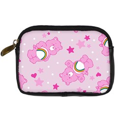 Cheer Bear Pink, Care, Care Bears, Cartoon Digital Camera Leather Case from ArtsNow.com Front