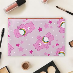 Cheer Bear Pink, Care, Care Bears, Cartoon Cosmetic Bag (Large) from ArtsNow.com Back