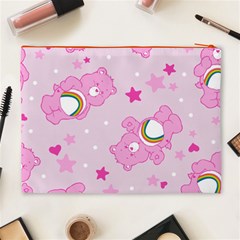 Cheer Bear Pink, Care, Care Bears, Cartoon Cosmetic Bag (XL) from ArtsNow.com Back