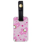 Cheer Bear Pink, Care, Care Bears, Cartoon Luggage Tag (one side)