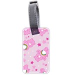 Cheer Bear Pink, Care, Care Bears, Cartoon Luggage Tag (two sides)