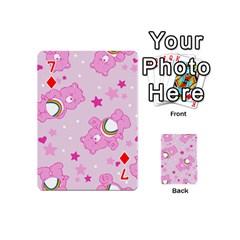 Cheer Bear Pink, Care, Care Bears, Cartoon Playing Cards 54 Designs (Mini) from ArtsNow.com Front - Diamond7