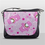 Cheer Bear Pink, Care, Care Bears, Cartoon Messenger Bag