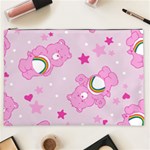 Cheer Bear Pink, Care, Care Bears, Cartoon Cosmetic Bag (XXL)